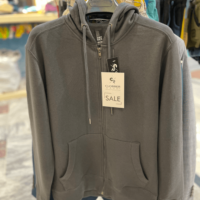 DistRict Mens Zipper Hood