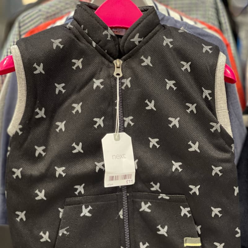 Next boys sleeveless jacket
